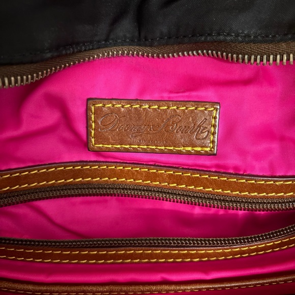 Dooney & Bourke Black and Brown Shoulder Bag - Picture 3 of 3